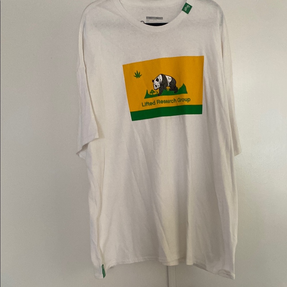 Lifted Research Group White Graphic Tee